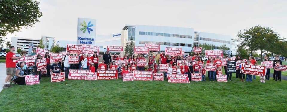CPS Medical Kidnap Protest Idaho’s Kootenai Health