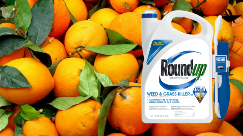 Glyphosate Probable Cancer-causing agent found in all 5 Major Orange Juice Brands