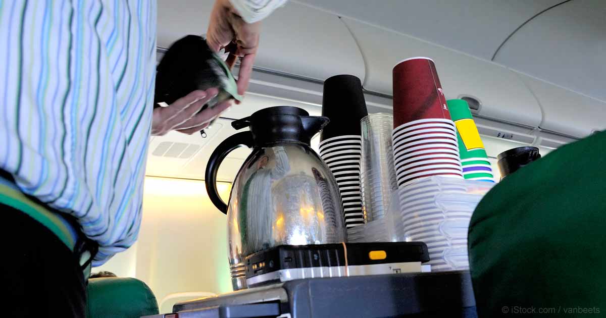 Why You Want to Avoid Hot Drinks When Flying