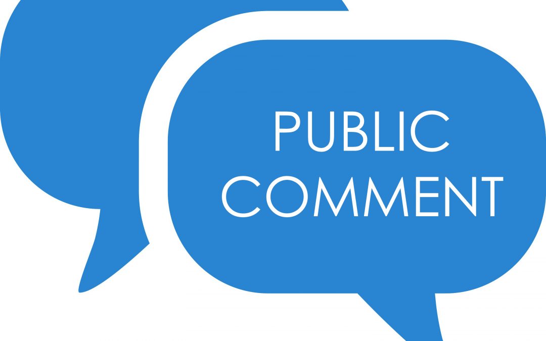 Administrative Rules Public Comments