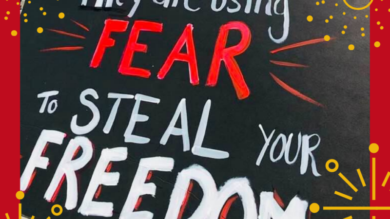 Using FEAR to steal your FREEDOM
