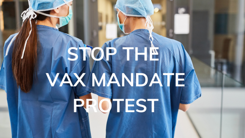 Stop the Vax Mandate Protest Idaho