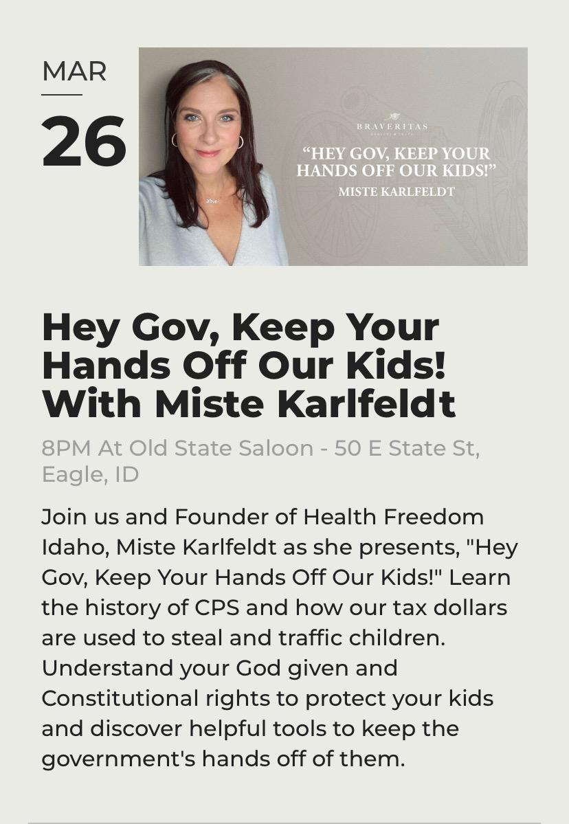 Hey Gov, Keep Your Hands Off Our Kids! With Miste Karlfeldt